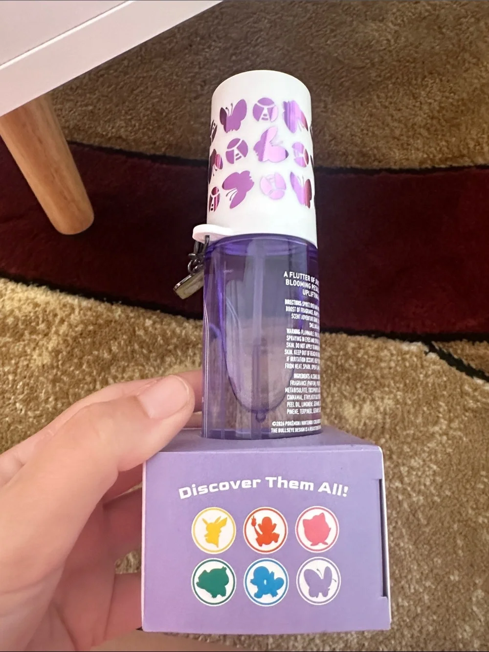 NatureWell and Pokemon Flutterpop Fizz Hair and Body Mist